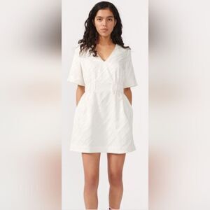 BAUM UND PFERDGARTEN Aello mini Dress NWT size 34/6 white